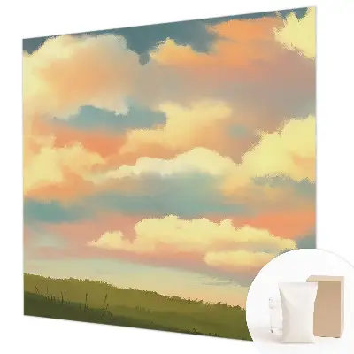 Papier peint intissé imprimé nuages ​​du ciel