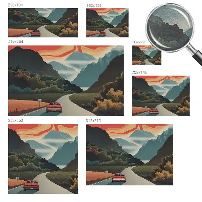 Papier peint photo grand format pour le mur aventure en montagne