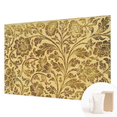 Papier peint panoramique sur mesure avec un motif floral