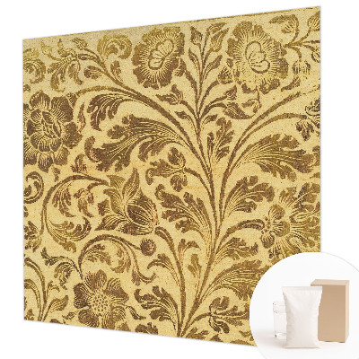 Papier peint panoramique sur mesure avec un motif floral