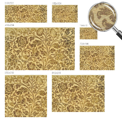 Papier peint panoramique sur mesure Kvetinový vzor