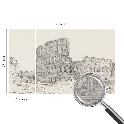 Papier peint panoramique salon Staroveké ruiny