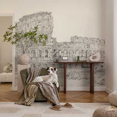 Papier peint panoramique salon Staroveké ruiny