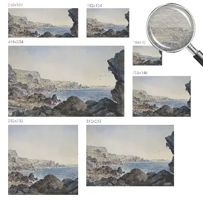 Papier peint intissé imprimé Une côte tranquille