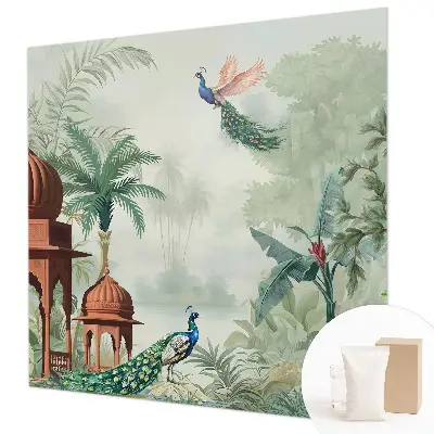 Papier peint intissé Jardins des Paons
