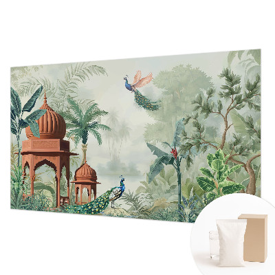 Papier peint panoramique chambre adulte avec le motif Pávie záhrady