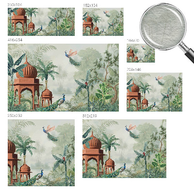 Papier peint panoramique chambre adulte Pávie záhrady