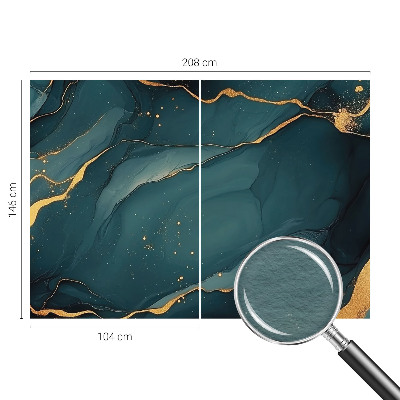 Papier peint panoramique haut de gamme Tmavomodrá abstrakcia