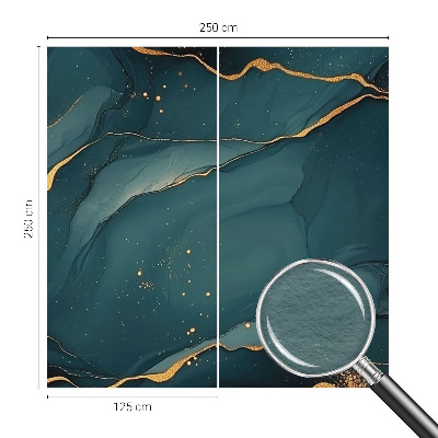 Papier peint panoramique haut de gamme Tmavomodrá abstrakcia