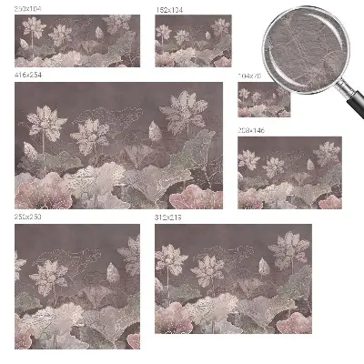 Papier peint photographique sur tissu non tissé Botanique paisible
