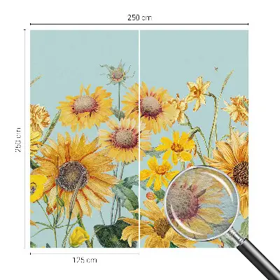 Papier peint photo grand format pour le mur jardin d'été
