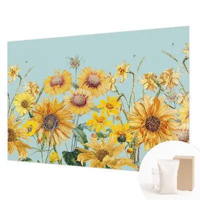 Papier peint photo grand format pour le mur jardin d'été