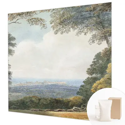 Papier peint photographique intissé paysage boisé