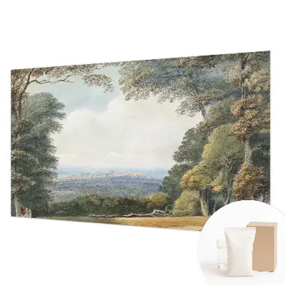 Papier peint photographique intissé paysage boisé