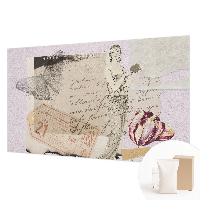 Papier peint photo à motif d'une mosaïque nostalgique