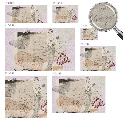 Papier peint photo Nostalgická koláž