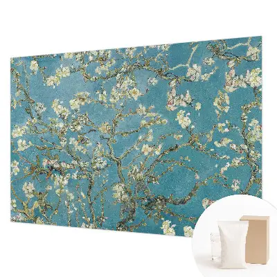 Papier peint photo sur tissu non tissé branches fleuries