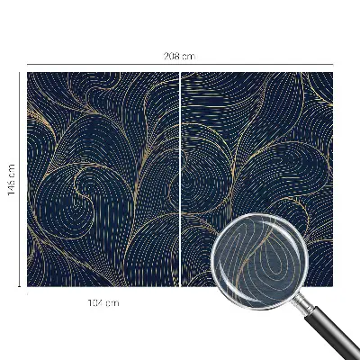 Papier peint photographique sur tissu non tissé Motif ondulé