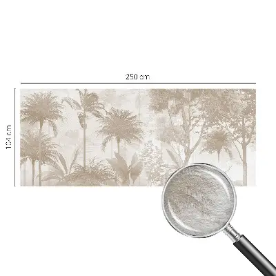 Papier peint photo grand format pour le mur paysage tropical