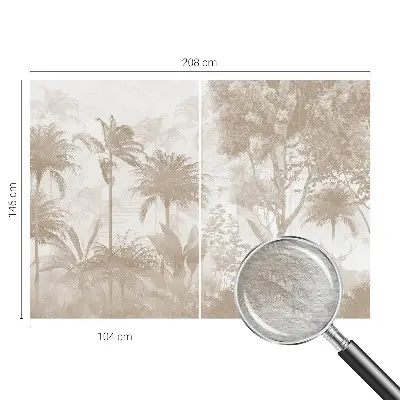 Papier peint photo grand format pour le mur paysage tropical