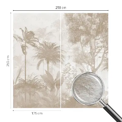 Papier peint photo grand format pour le mur paysage tropical