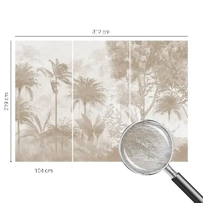 Papier peint photo grand format pour le mur paysage tropical