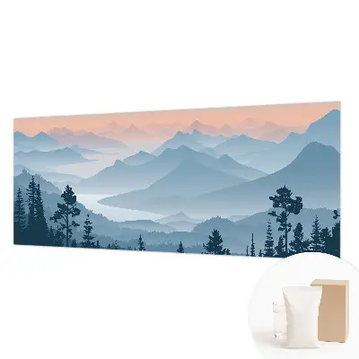 Papier peint intissé imprimé Panorama montagneux