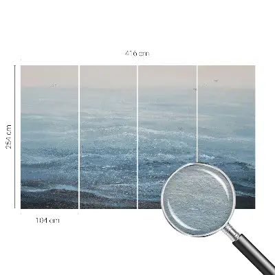Papier peint photo sur tissu non tissé La mer est calme.