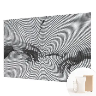 Papier peint photographique intissé mains hypnotiques