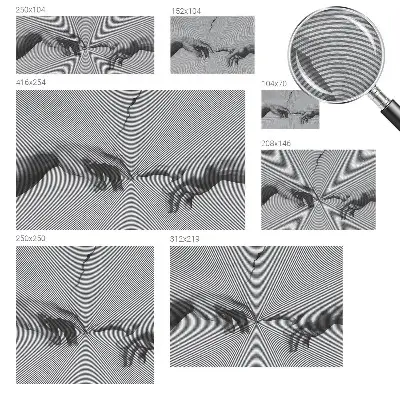 Papier peint photographique intissé mains hypnotiques