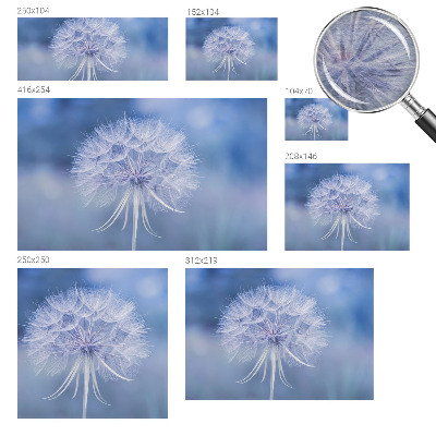 Papier peint panoramique chambre Modrá pochúťka