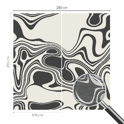 Papier peint panoramique chambre adulte Dynamické čiary