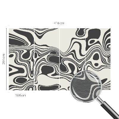 Papier peint panoramique chambre adulte Dynamické čiary