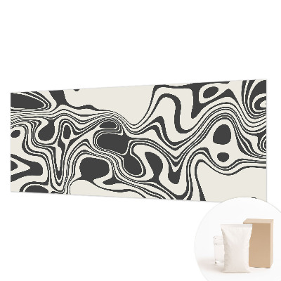 Papier peint panoramique chambre adulte avec des lignes dynamiques