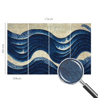 Papier peint panoramique moderne Oceánske formy