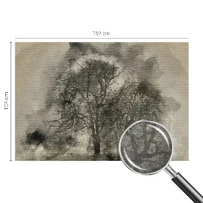 Papier peint photographique sur tissu non tissé Arbres mystérieux