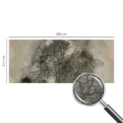Papier peint photographique sur tissu non tissé Arbres mystérieux