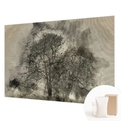 Papier peint photographique sur tissu non tissé Arbres mystérieux