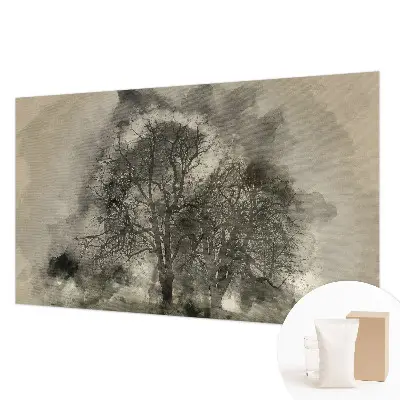 Papier peint photographique sur tissu non tissé Arbres mystérieux
