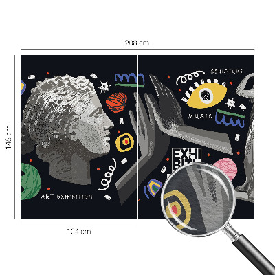 Papier peint panoramique de haute qualité Farebná výstava