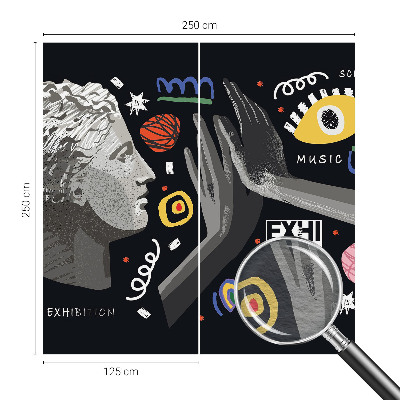 Papier peint panoramique de haute qualité Farebná výstava