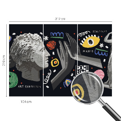 Papier peint panoramique de haute qualité Farebná výstava