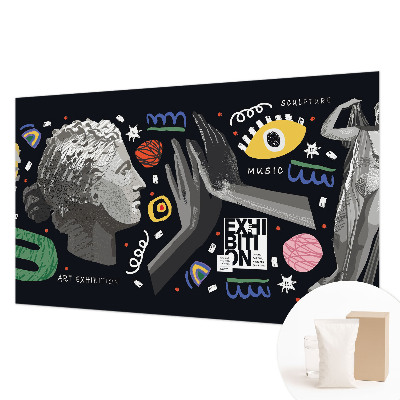 Papier peint panoramique de haute qualité avec un motif Farebná výstava