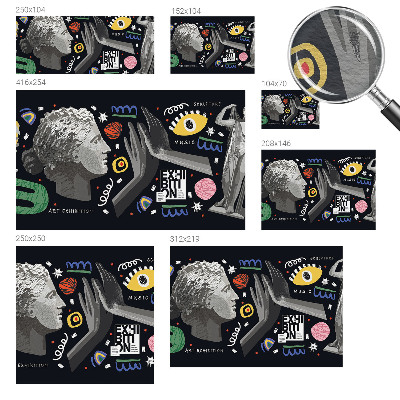 Papier peint panoramique de haute qualité Farebná výstava