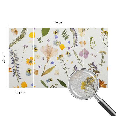 Papier peint photo intissé avec un motif de fleurs de printemps