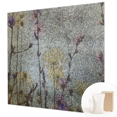 Papier peint photo sur tissu non tissé fleurs sauvages