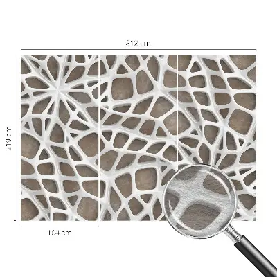 Papier peint photo grand format pour le mur Filet de dentelle