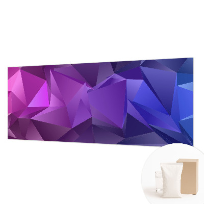 Papier peint photo avec des triangles violets