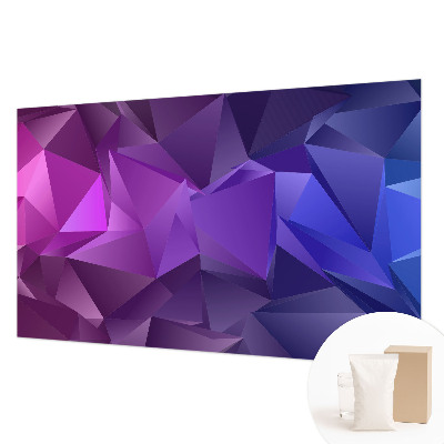 Papier peint photo avec des triangles violets