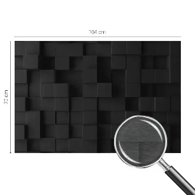 Papier peint photographique sur tissu non tissé Cubes tridimensionnels